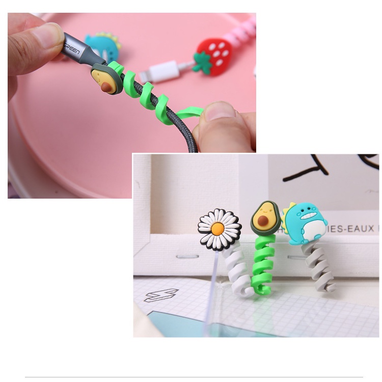 ⭐𝐈𝐇𝐒 𝟑𝟎𝟕 𝐋𝐚𝐦𝐩𝐮𝐧𝐠⭐️Pelindung Ujung Kabel Charger Handphone Karakter Mobile Phone USB Cable Protection