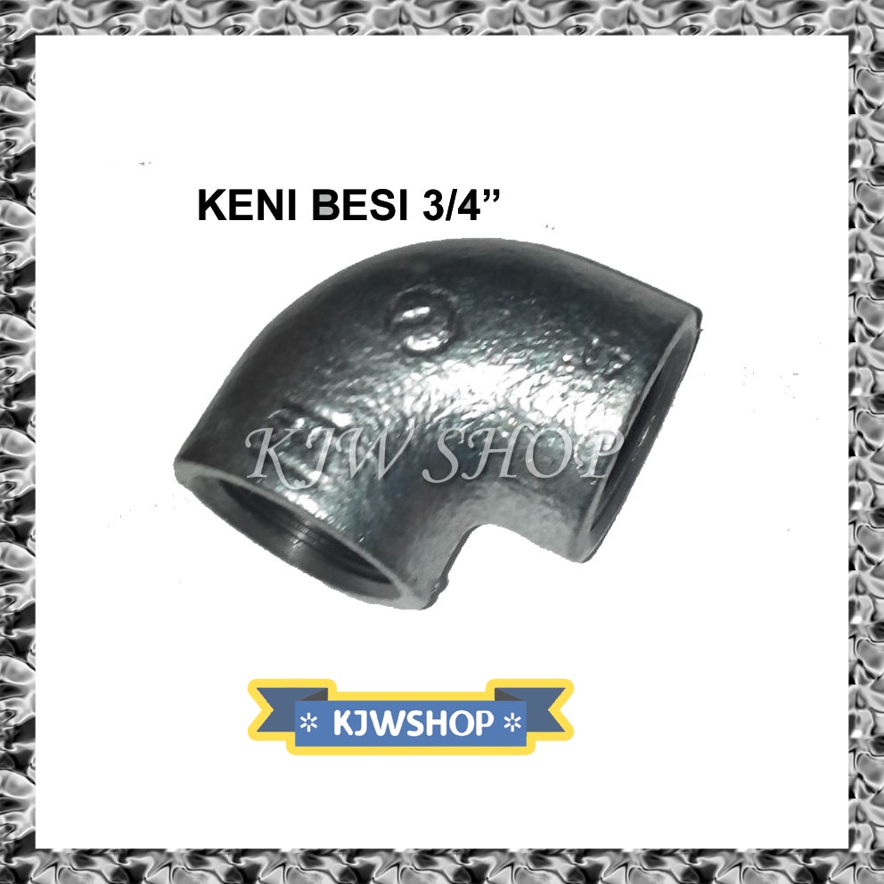 Keni Besi 3/4" Knee Galvanis 3/4 Inch Knie Besi Galvanis 3/4" Keni Galvanis 3/4inch Elbow 90 degree 