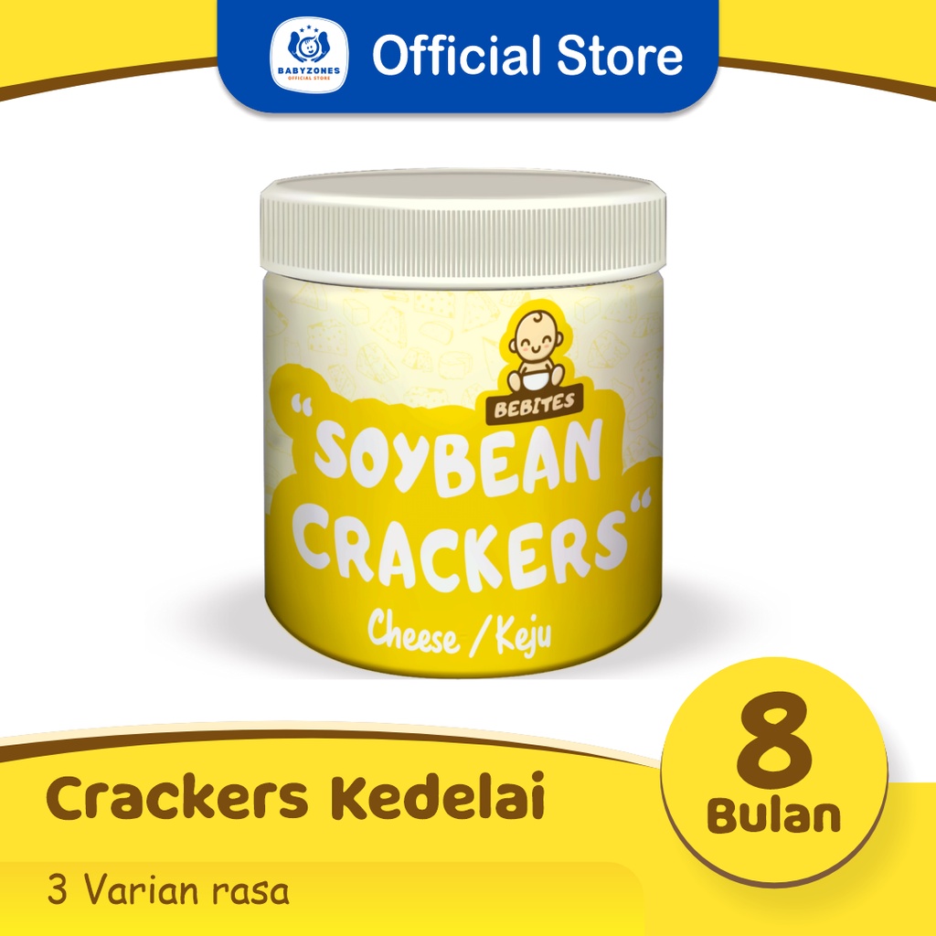 Crackers Kedelai Keju Brokoli Wortel Tanpa Susu Snack Bayi Bentuk Stik Mulai Usia 8 Bulan Tanpa MSG &amp; Pengawet Makanan Bayi MPASI