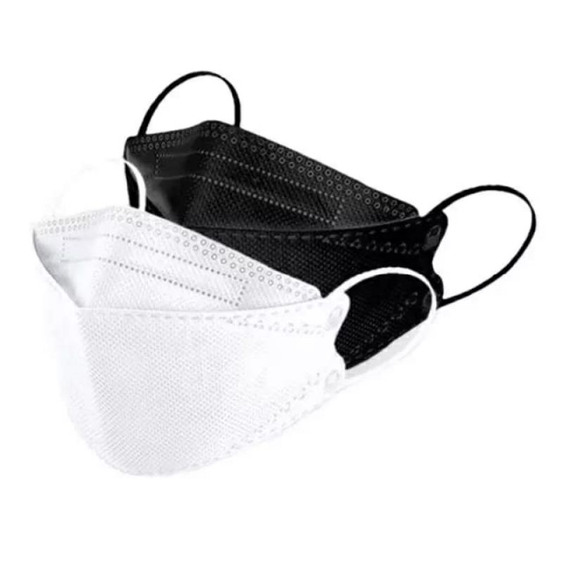 Masker KF94 4Ply 4 ply Korea Hitam Putih 10pcs