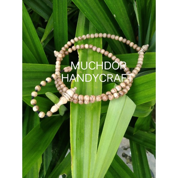 ready tasbih muslim asli dari kayu kaboa Sancang