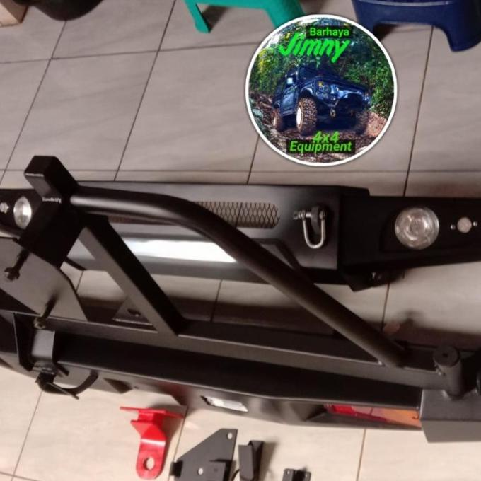 Bemper Depan Katana Set Belakang Jimny Dudukan Ban Serep Variasi Arb