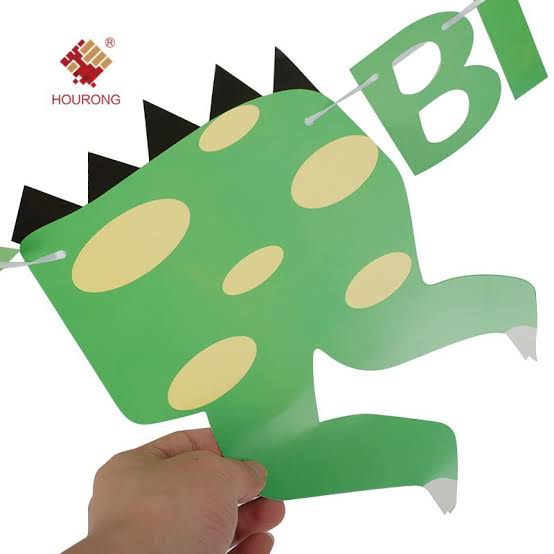 Banner Ulangtahun JUMBO DINOSAURUS Jurassic Dino