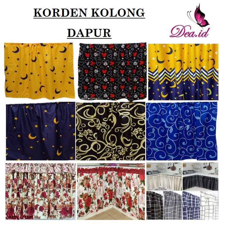 [DEASHOP] GORDEN / HORDEN / HORDENG KOLONG MEJA DAPUR KARAKTER (100CMx75CM)