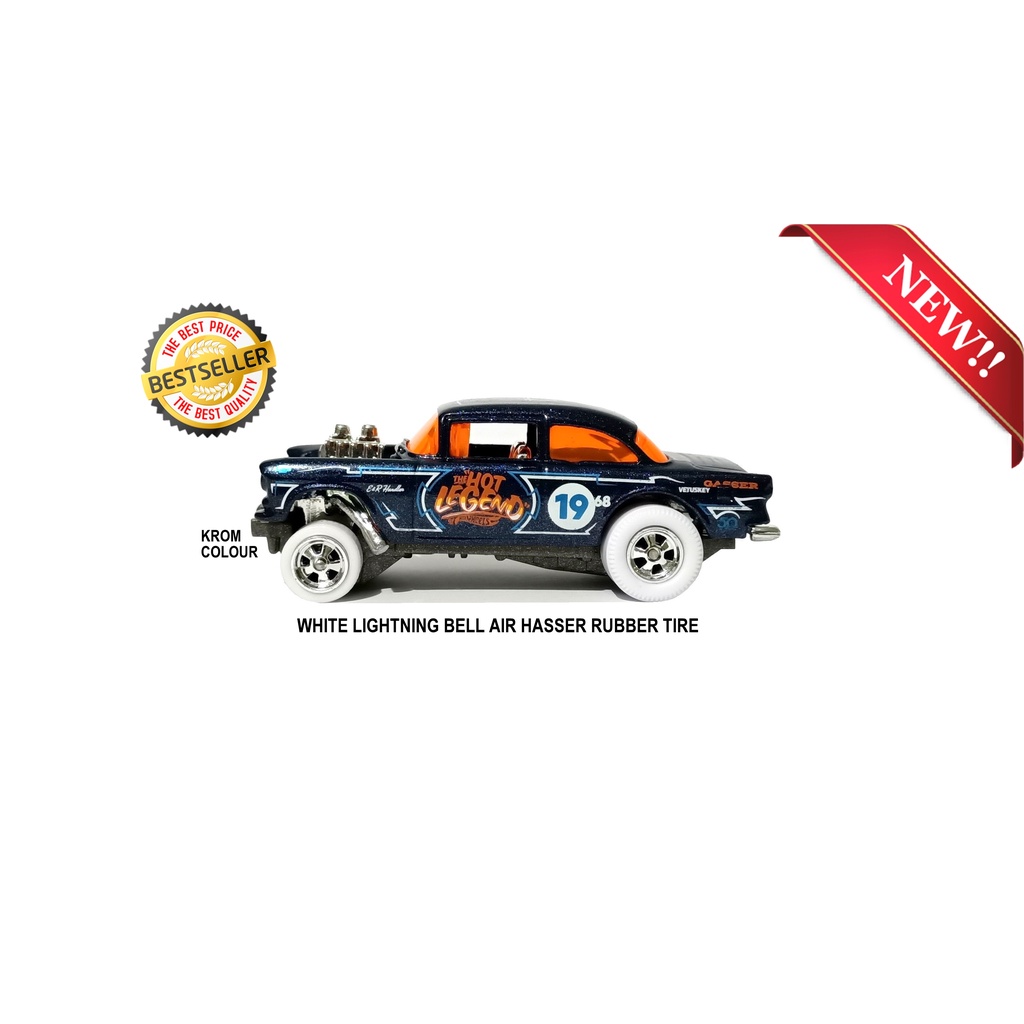 Ban Karet HW GASSER CANDY CANE SPECIAL EDITION RARE TYPE 4 PIZA