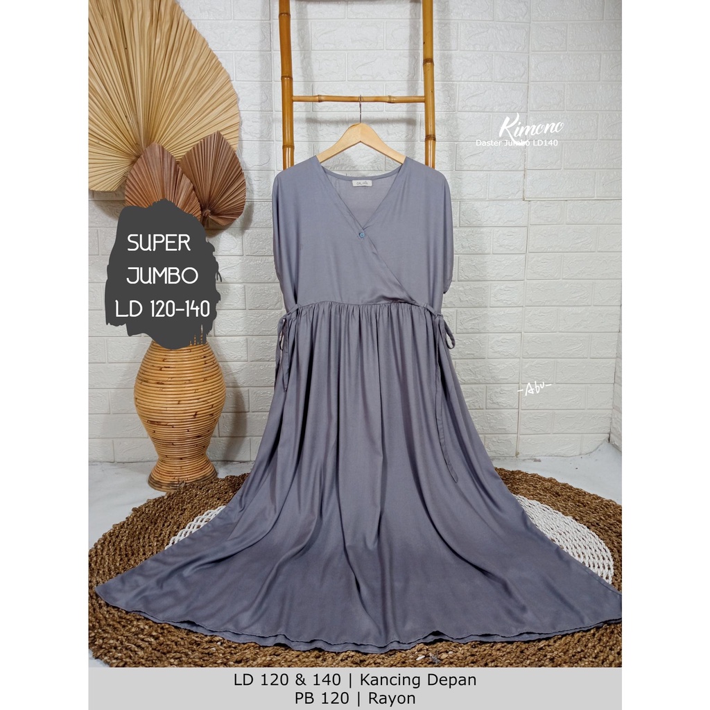 Daster Kimono Long Polos Busui