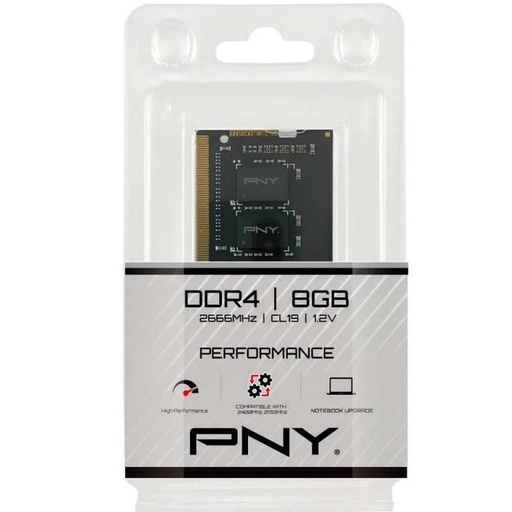 PNY Memory / Ram Sodimm 8GB DDR4 2666Mhz PC21300