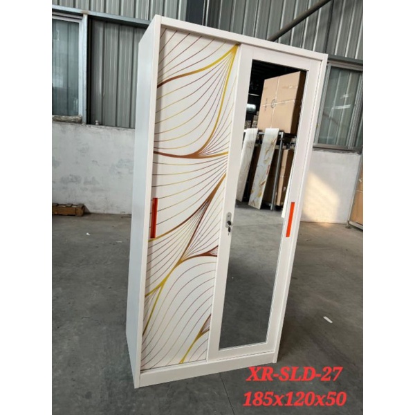 XR SLD 27 Lemari Pakaian Plat Besi sliding door (palembang)