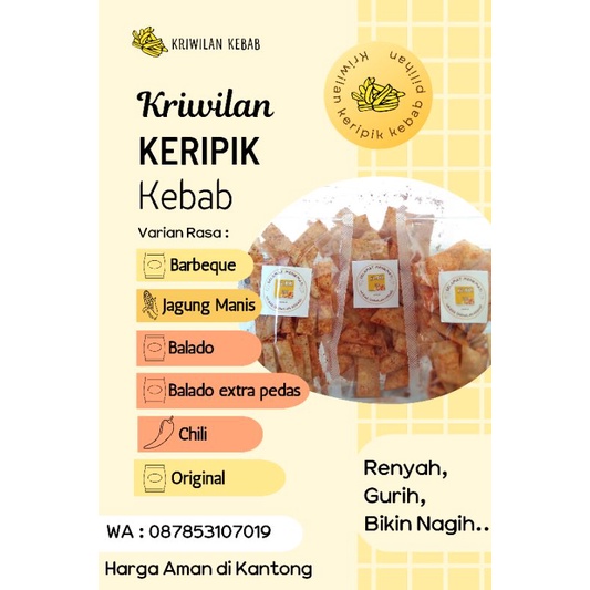

keripik kriwilan kebab