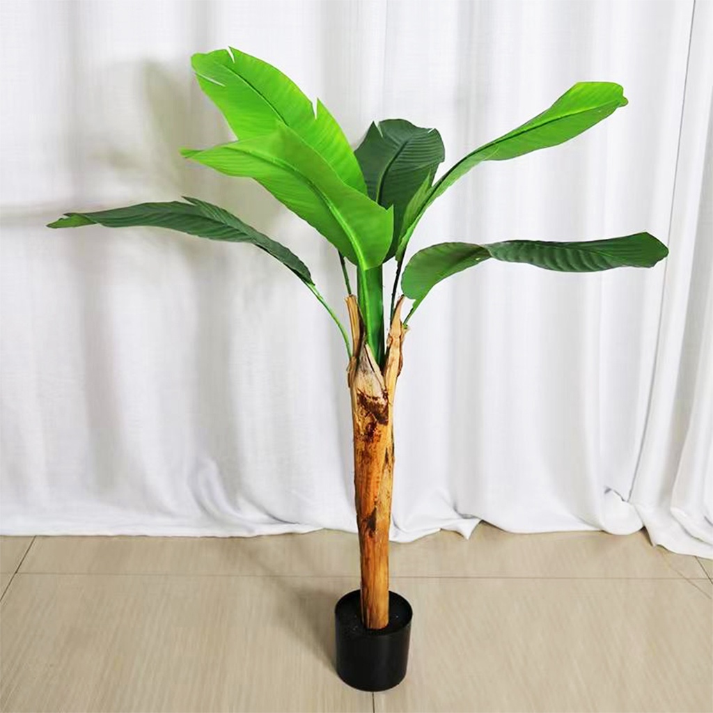 Pohon Hias Plastik Artificial Large Banana Tree Tanaman Jumbo Hiasan Sudut Rumah Taman Aesthetic Azgalery PBP130