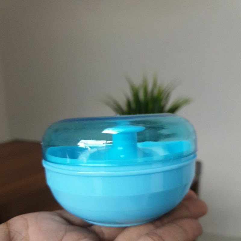 TEMPAT BEDAK BAYI SINGLE PLUS SPONS BEDAK SINGLE DODO | NINIO | BOY / GIRL - BABY POWDER CASE