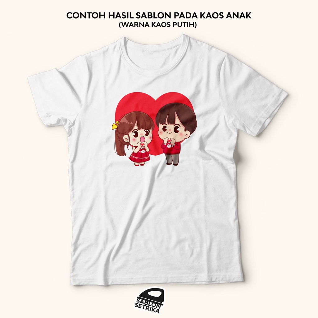 SABLON SETRIKA SABLON DTF PRINTING TEMA KARAKTER KAWAI PART 2