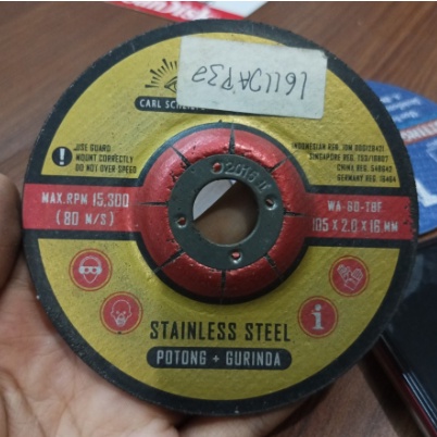 Mata Batu Gerinda Potong Tjap Mata 4 inc