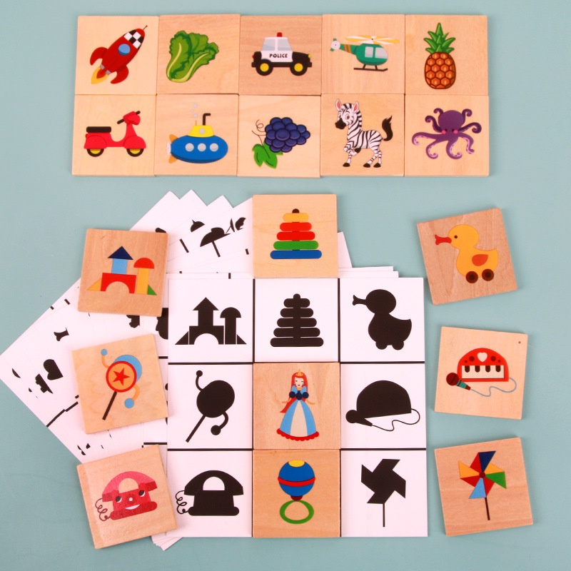 TweedyToys - Puzzle Bayangan Matched Images / Mainan matched images shadow matching game / Mainan mencocokkan bentuk bayangan