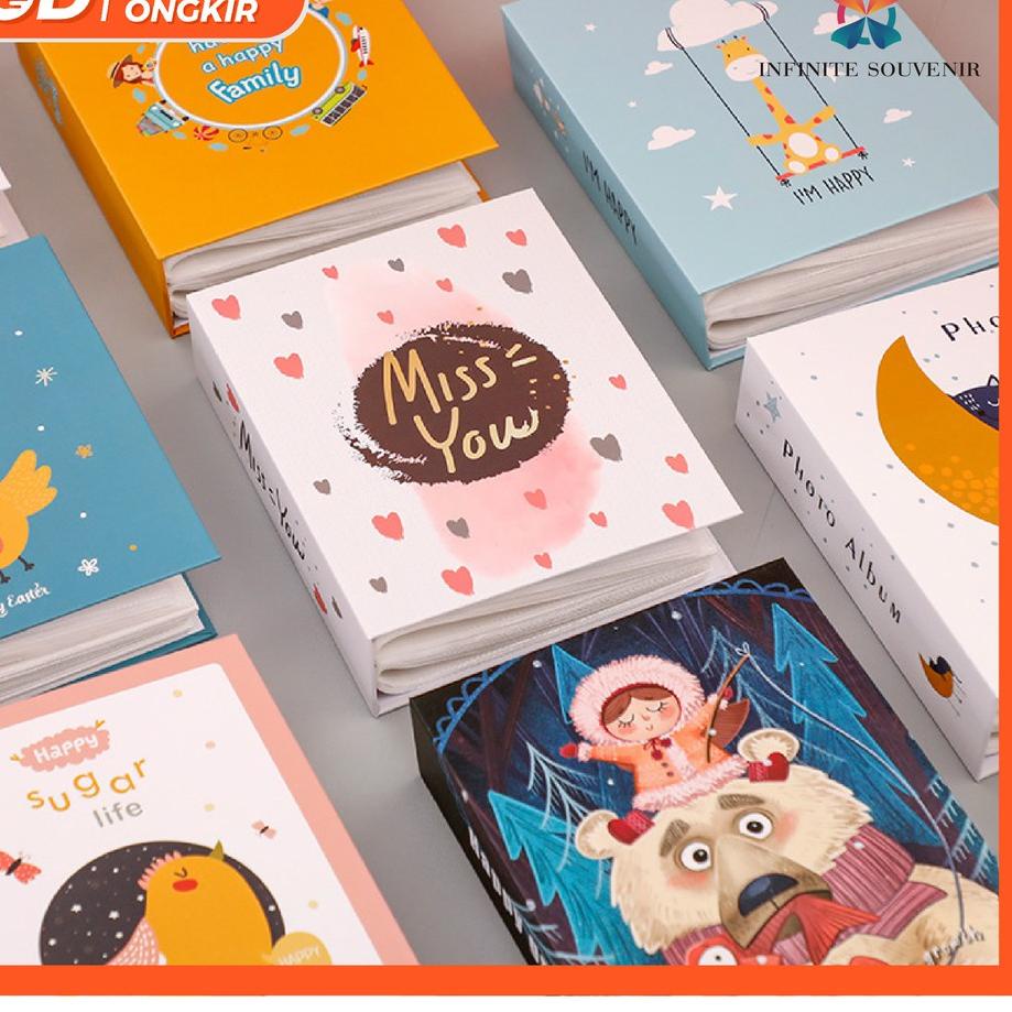 FIA579 Buku Album Foto Polaroid 4R  Murah ALBUM FOTO ISI 100 PCS ALBUM FOTO BESAR PHOTOBOOK Anak Kel