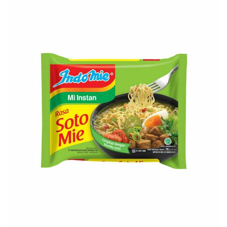 

Indomie Mie Instan Soto Mie 70g