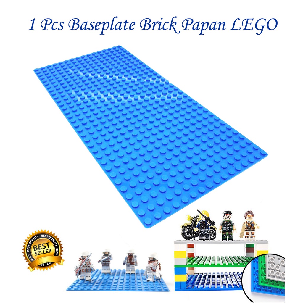 Baseplate Brick Papan LEGO 16X32 Dots 8801 Lego Stand Basic Buliding Base Plate