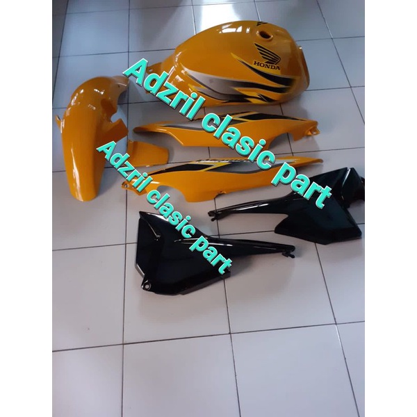 PAKET BODI SET TANGKI MEGAPRO NEW PRIMUS 2007-2009 KUNING