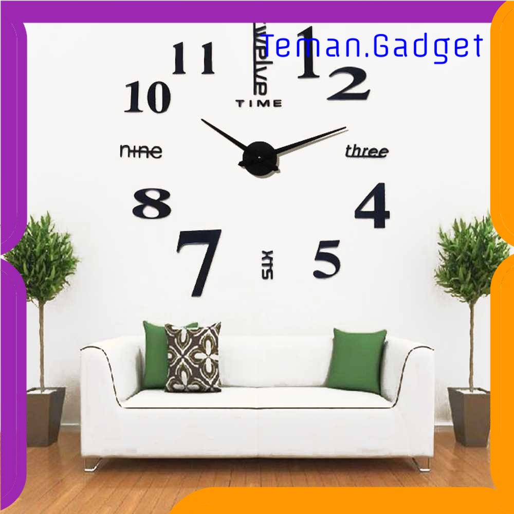 TG-PJM Taffware Jam Dinding Besar DIY Giant Clock Quartz 90-100cm - DIY-101