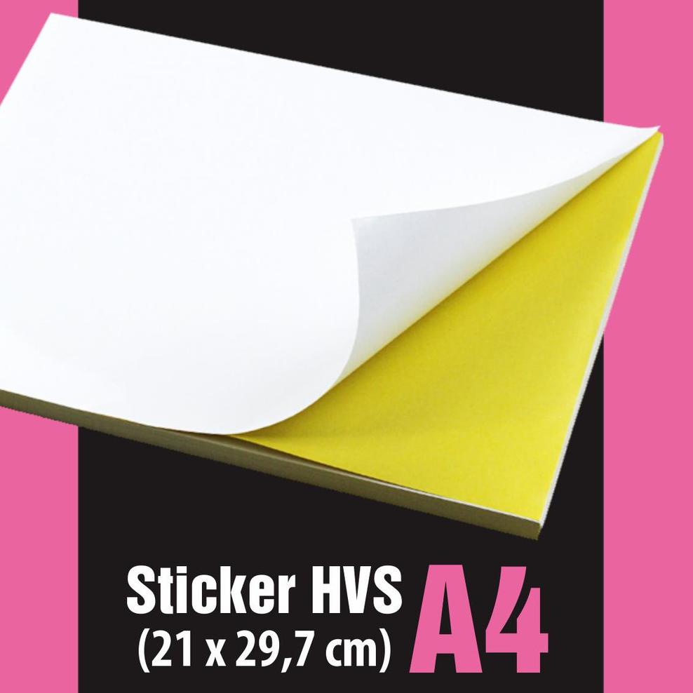 

[MG835] Sticker HVS Polos, Stiker A4, 29,7 x 21 cm (1 pack/ 25 pcs) 0p7zl