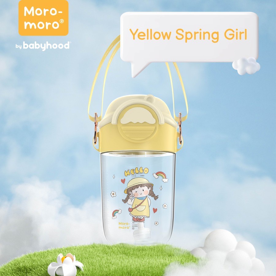 MORO-MORO Joyful Straw Cup 360ml - Botol Minum Anak