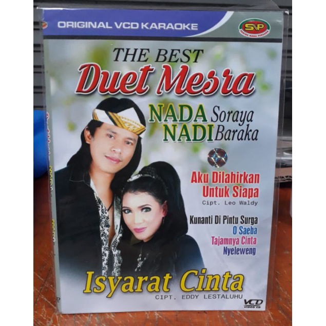 Kaset Vcd Original lagu dangdut The best duet mesra Nada nadi
