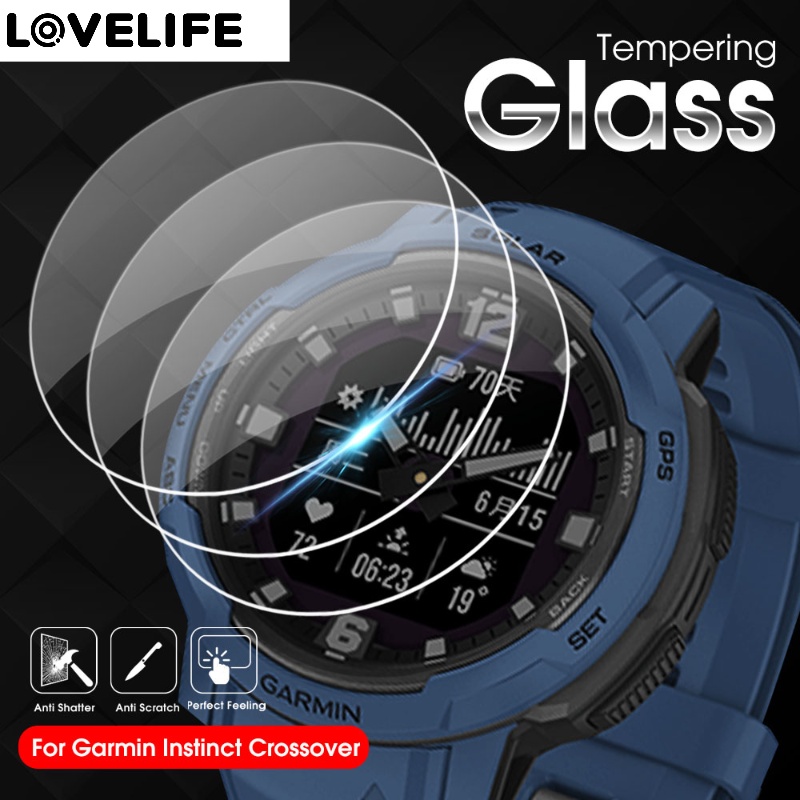 Hd Tempered Film Anti-fingerprint Watch Protection Film Smart Watch Film Depan Nonton Film Hydrogel Film Layar Cakupan Penuh Untuk Garmin Instinct Crossover