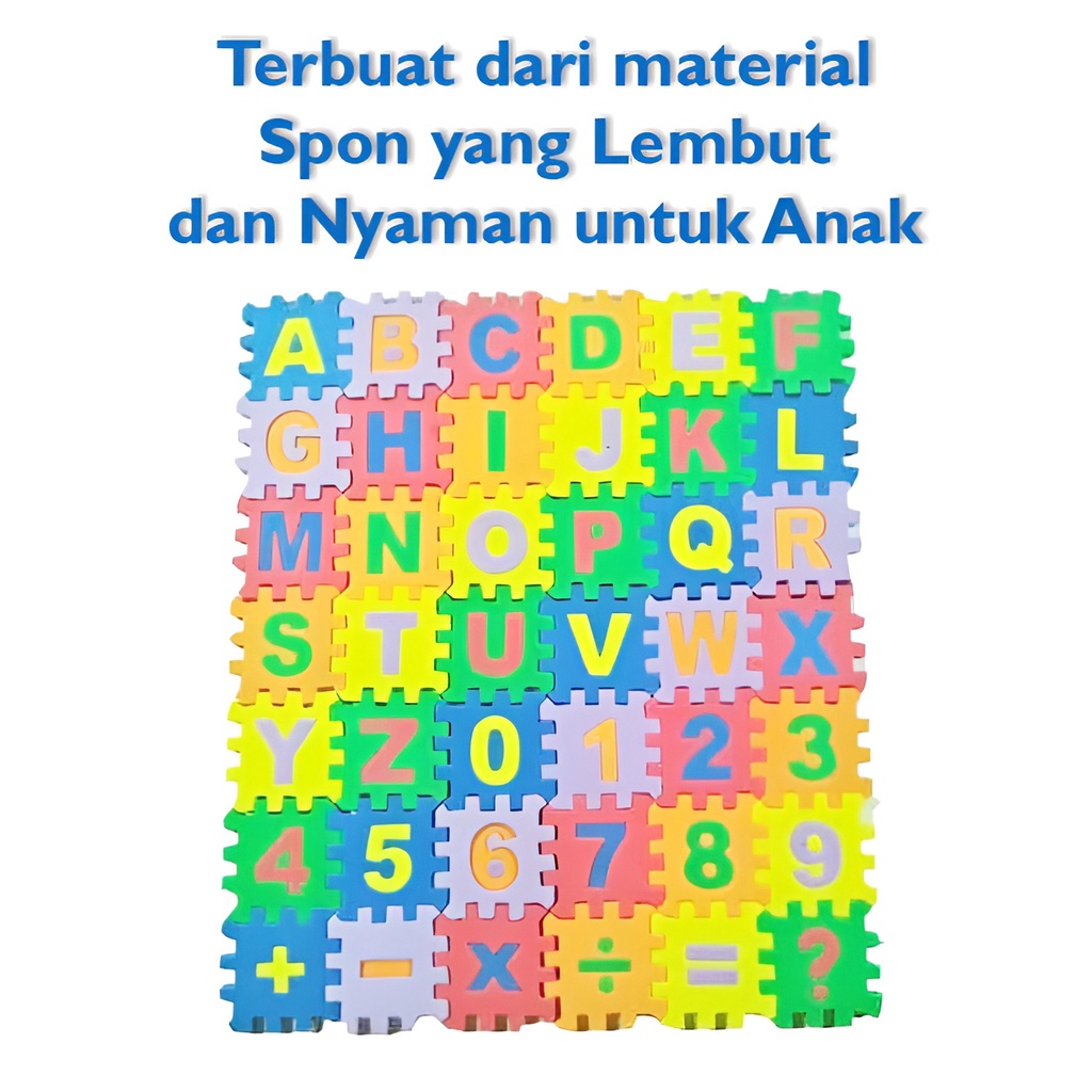 Mainan Edukasi Puzzle Anak | Mainan Bongkar Pasang Huruf | Mainan Kreatifitas Anak Perempuan | Kado Ultah Anak Laki Laki