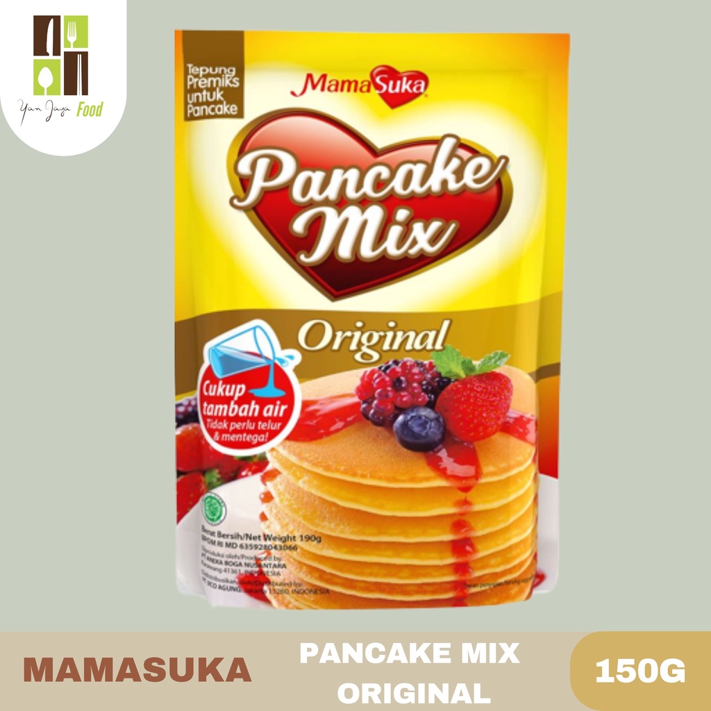 Mamasuka Pancake Mix [Banana/3 in 1 (Crepes&amp;Waffle)/Original/Choconut] 160g