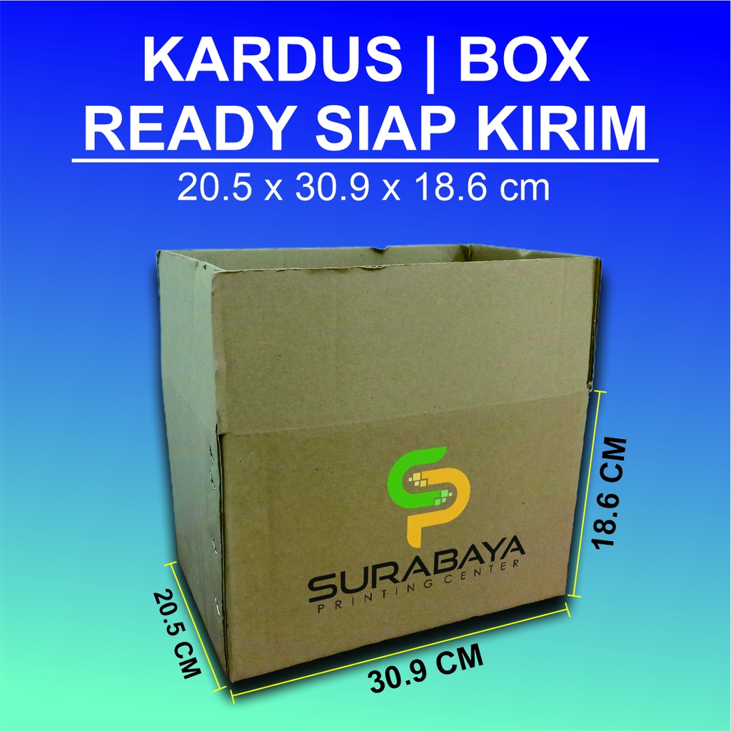

KARDUS UKURAN 20.5 X 30.9 X 18.5 CM KARDUS POLOS TEBAL MURAH
