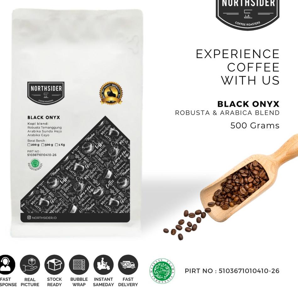 

❃ BIJI KOPI SUSU BLACK ONYX BLEND - 500GR NORTHSIDER COFFEE ♟