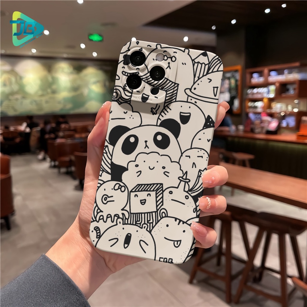 CUSTOM CASE SOFTCASE SILIKON PROCAMERA ART DODLE CUSTOM REALME C2 5 5I 5S C3 C11 C20 C12 C25 C30 C35 NARZO 30A 50A JB6897