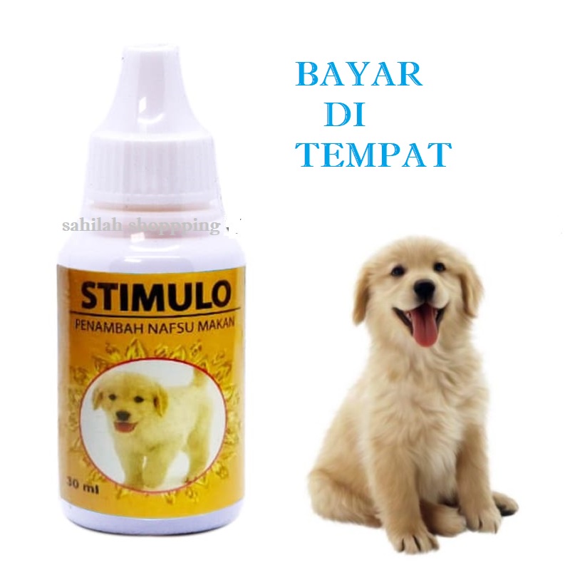 PENGGEMUK ANJING  AMPUH STIMULO DOG SUPLEMEN PEMACU STAMINA PENAMBAH NAFSU MAKAN PUPPY