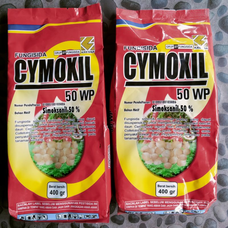 Fungisida CYMOXIL 50 WP Kemasan 400 gram