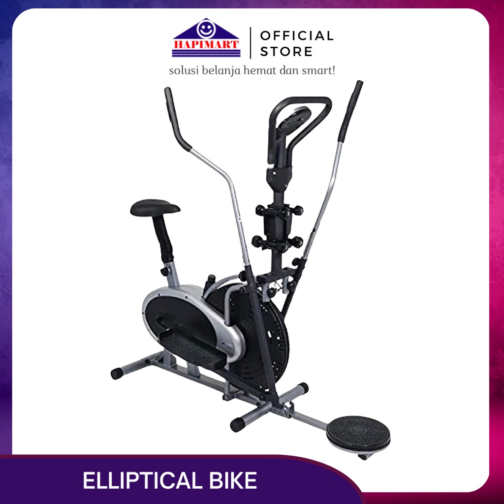 Alat Fitness Sepeda Elleptical Bike/Sepeda Statis Gym Fitness Rumahan