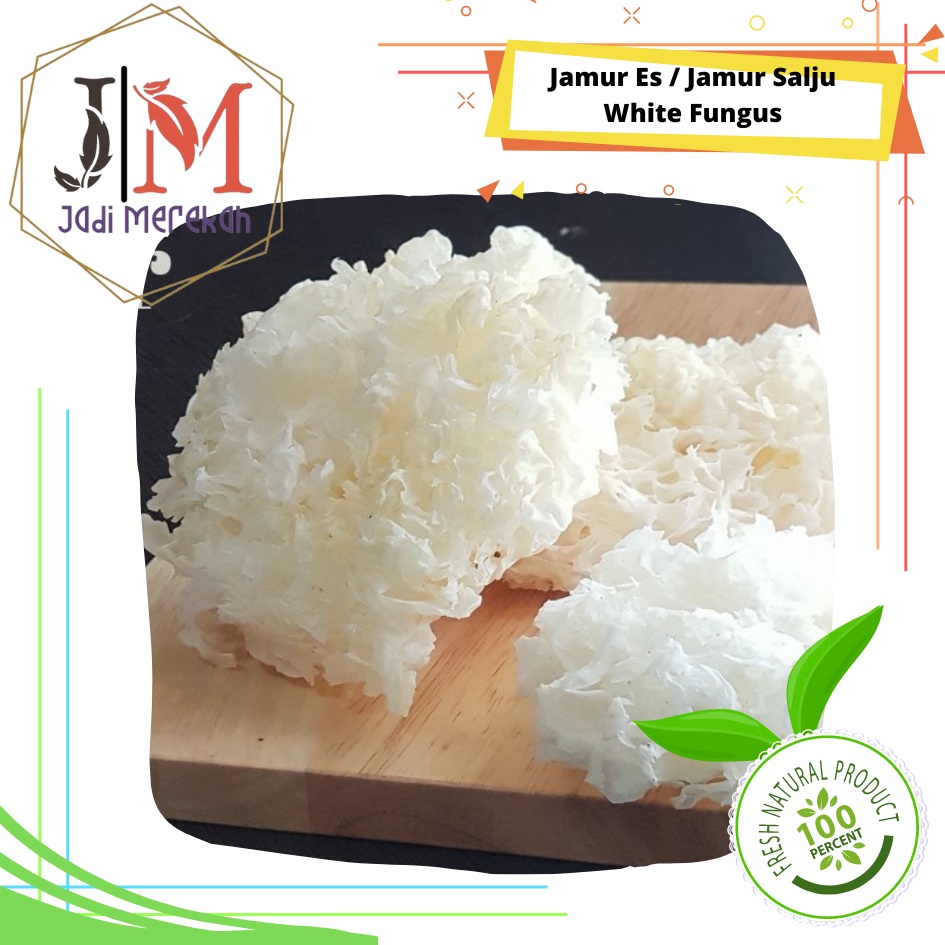 

[JM SoFresh] Jamur Es / Jamur Salju / Jamur Putih (White Fungus) Kering (Dried Fungus)