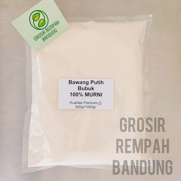 

Terlaris ✨ - Bawang Putih Bubuk Murni / Rempah / Kualitas Terbaik - 500gr 2.1.23