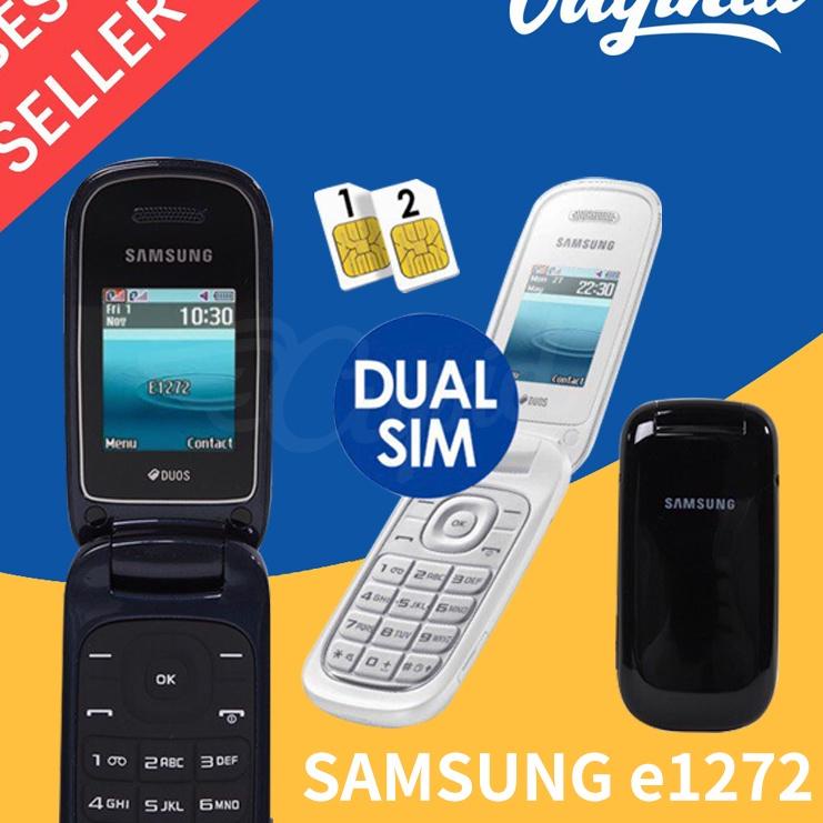 Baru CUPID hp lipat samsung E1272 murah jadul samsung lipat dual sim