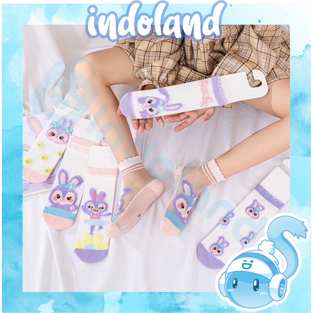 ☀INDOLAND☀ Kaos Kaki Anak Motif Rabbit Kaus Kaki Bayi Kelinci Lucu KK049