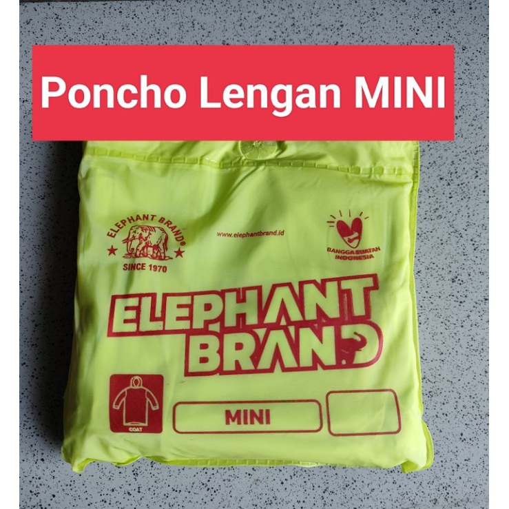 Jas Hujan Poncho Murah Bagus bukan Stelan Ceria Elmondo tetapi MINI Tap Tap