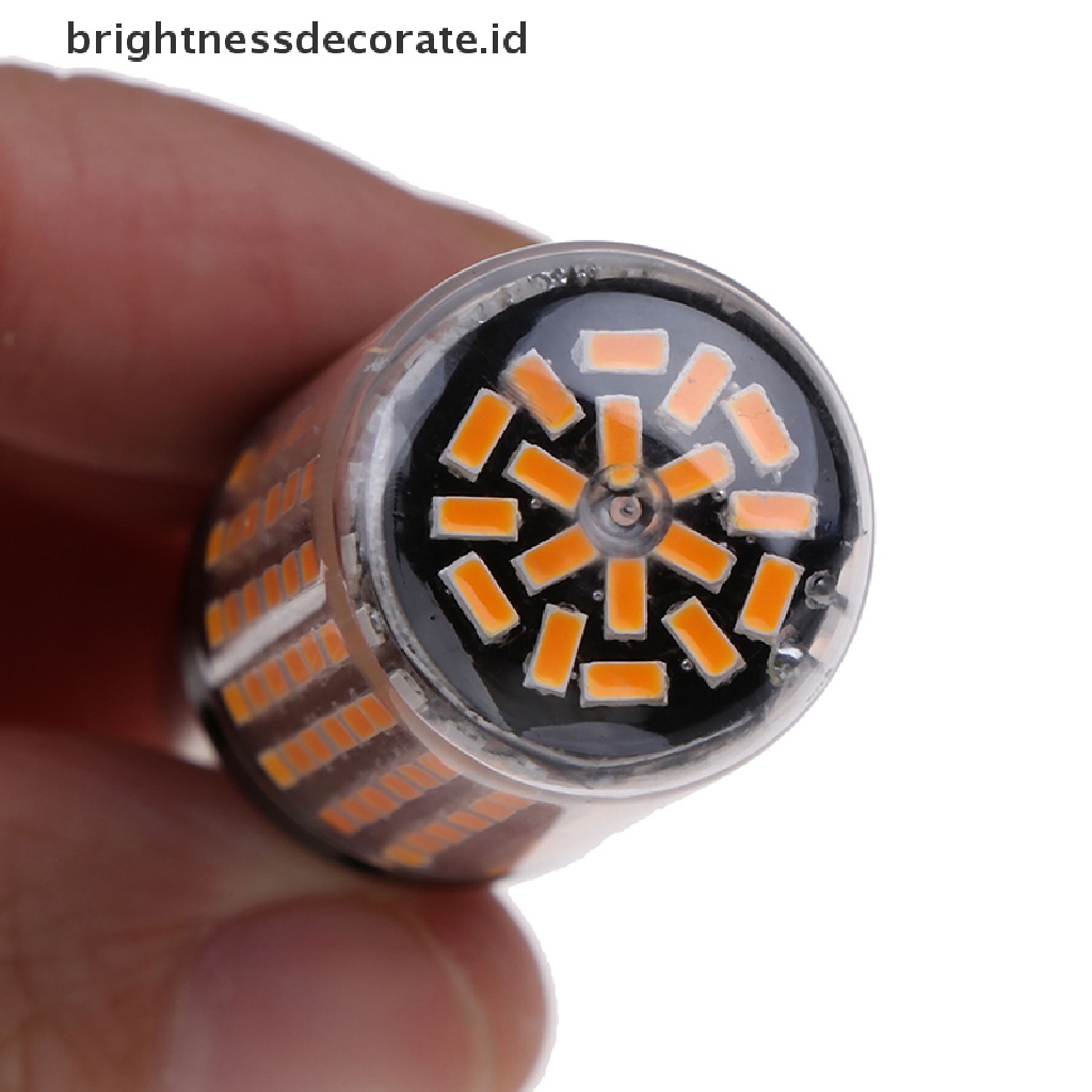 [Birth] 1x Kuning 1156 1095 1141 P21W BA15S 7506lampu Sein Led3014 144-SMD [ID]