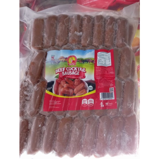 

Sosis Java Beef cocktail sausage isi 80