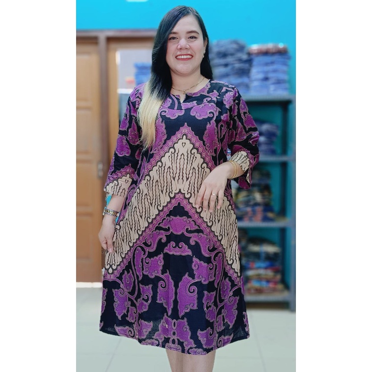 ELKANAH DRESS PURING JAHITAN BUTIK - M L XL XXL JUMBO BY REQUEST
