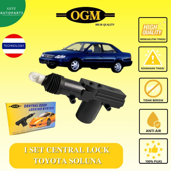 Central Lock Sentral Lock Central Door Lock System Centrallock Komplit 4 Pintu Kunci Mobil Toyota So