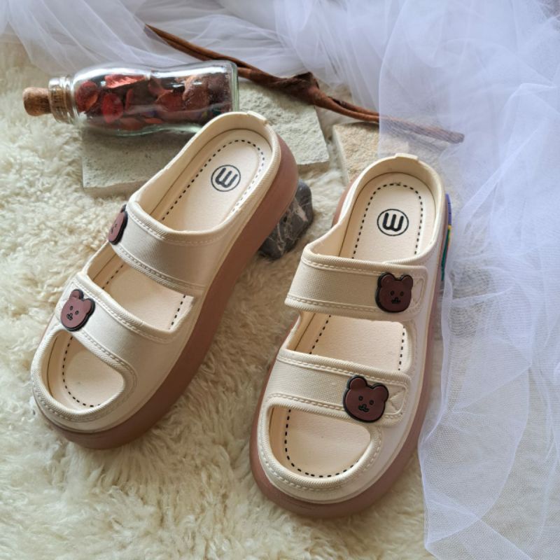 Sandal Selop Wanita Ban Ban 2 Kembang  029