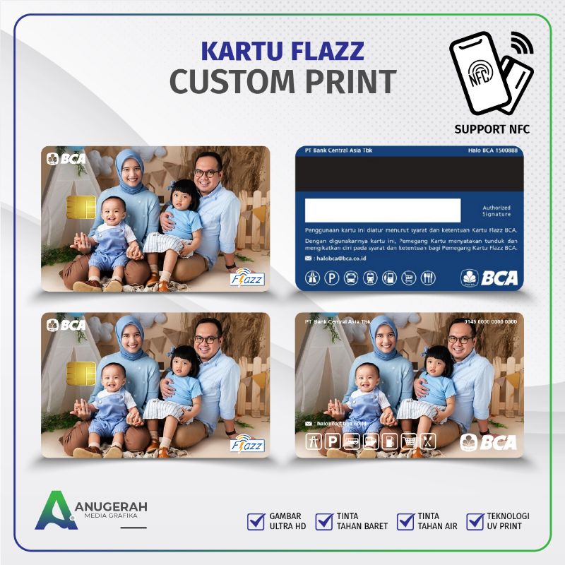 Kartu Flazz BCA Gen 2 Custom Print