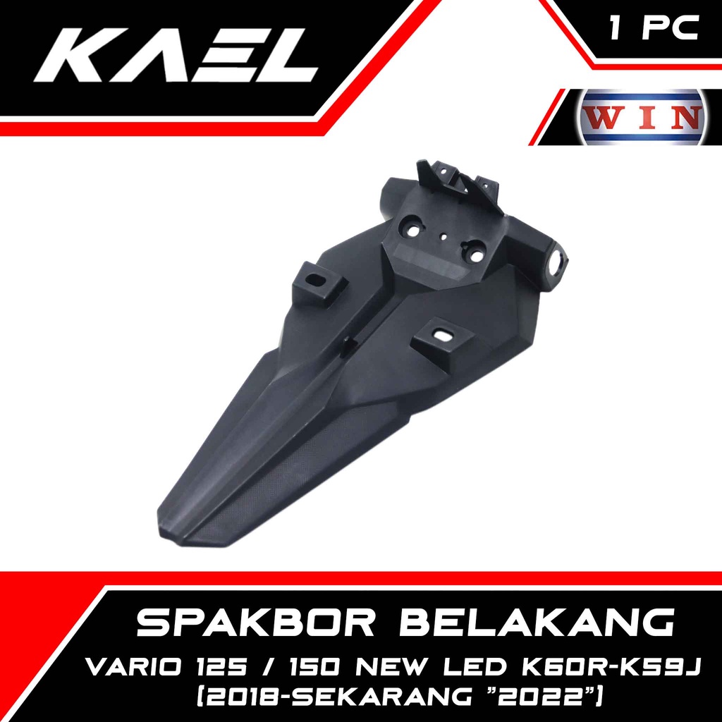 WIN Spakbor Belakang Honda Vario 150 125 New eSP LED K60R K59J 2018 2019 2020 2021 2022 Sekarang 2023 LED Spakboard Slebor Spak Bor Board Cecepet Buntut