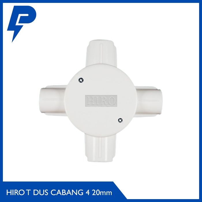 T DUS CABANG 4 20MM PUTIH