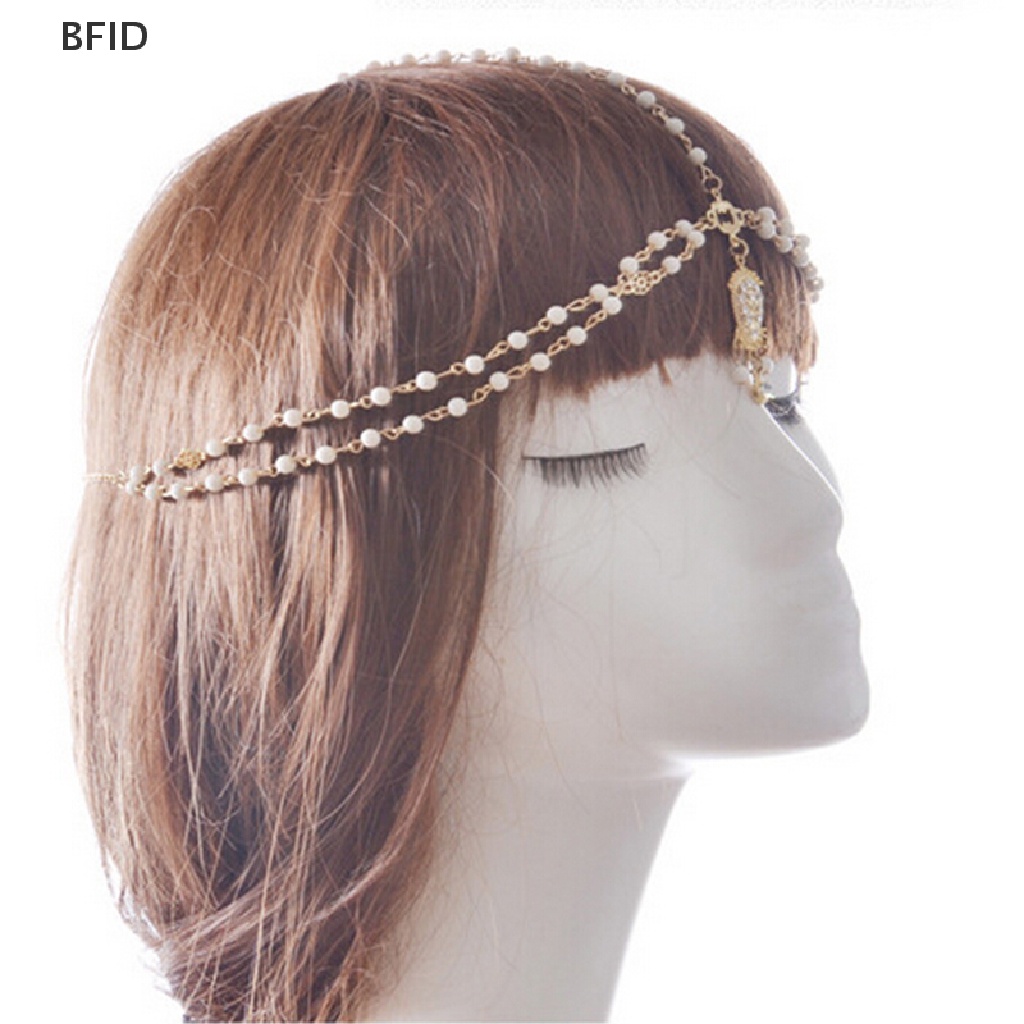 [BFID] Fashion Headband Head Band Pernikahan Mahkota Pengantin Perhiasan Rambut Aksesoris Rambut [ID]