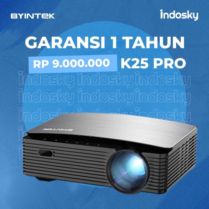 PROYEKTOR BYINTEK K25 PRO 4K FULL HD 600 ANSI LUMENS